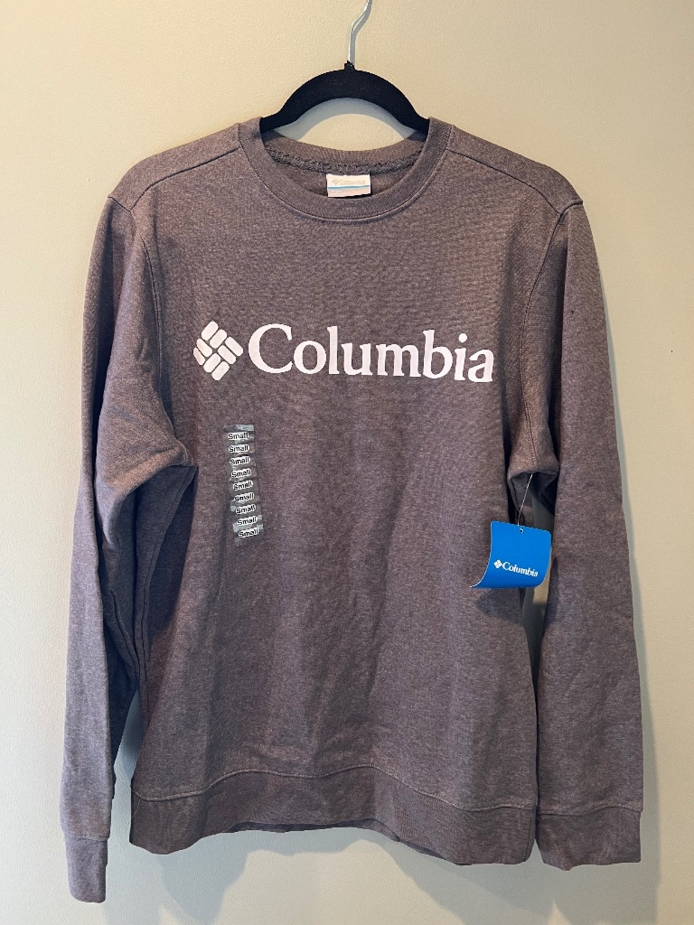 NEW Columbia Men’s Crewneck Sweatshirt Gray Size S